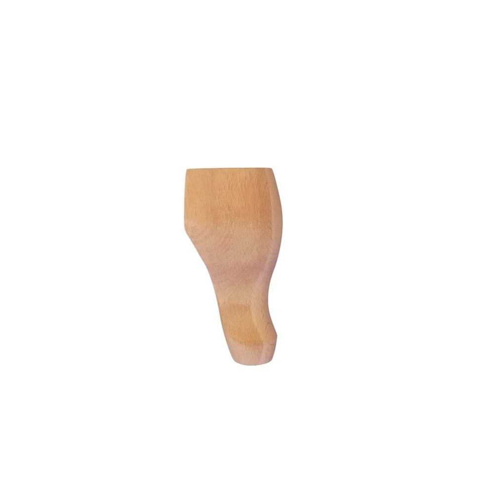 Ahşap Lükens Klasik Ayak 8x8x15cm| Komidin Ayağı | Koltuk Ayağı