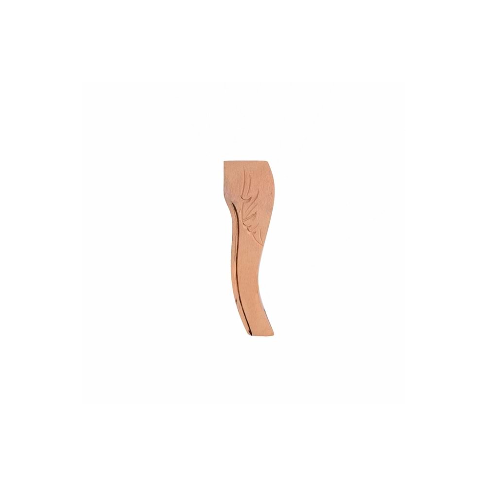 Ahşap Lükens Avangard Oymalı Ayak 8x8x30cm|Komodin Ayağı |Benç Ayağı