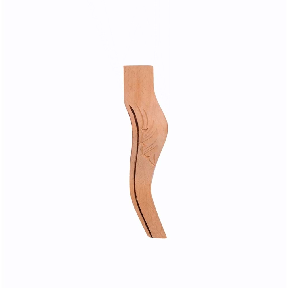 Ahşap Lükens Avangard Oymalı Ayak 8x8x35cm