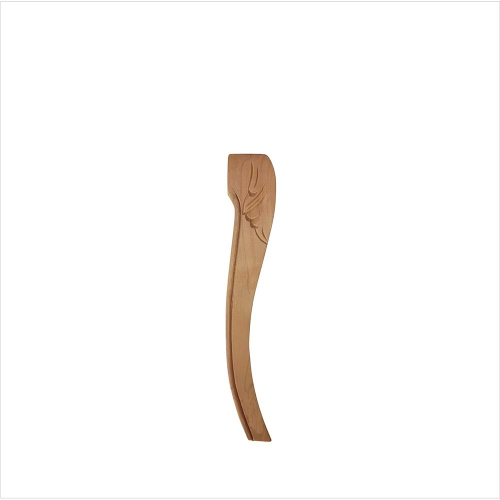 Ahşap Lükens Avangard Oymalı Ayak 8x8x40cm| Masa Ayağı| Benç Ayağı