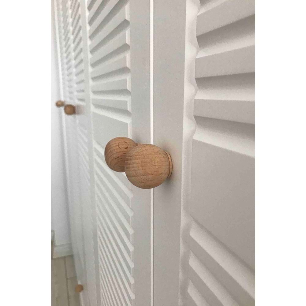 Ahşap kulp Top Düğme Kulp 37mm Çapında Lüks Çekmece Dolap Mobilya Kulp