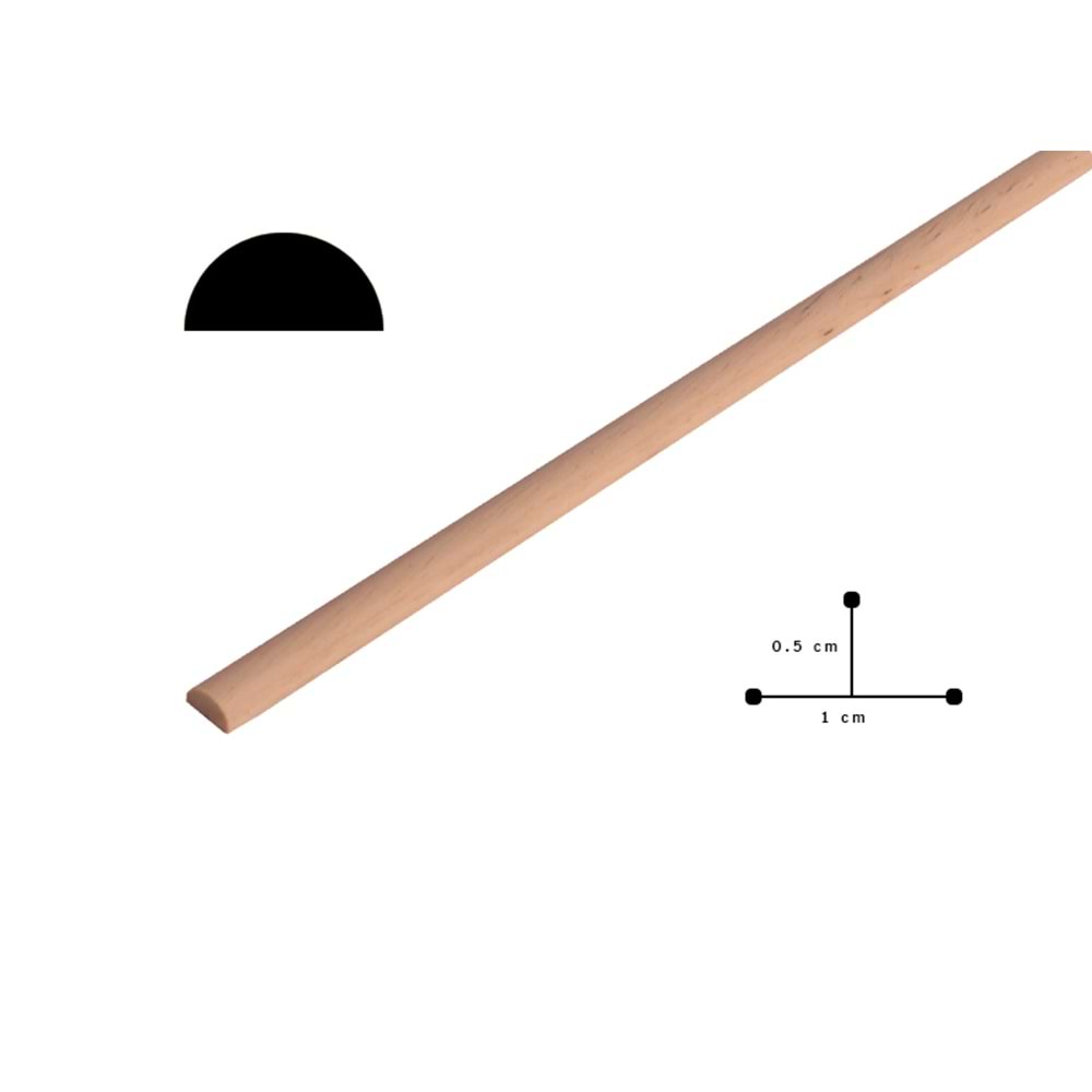 Çıta Ahşap Profil Tc001 10x10mm 300cm