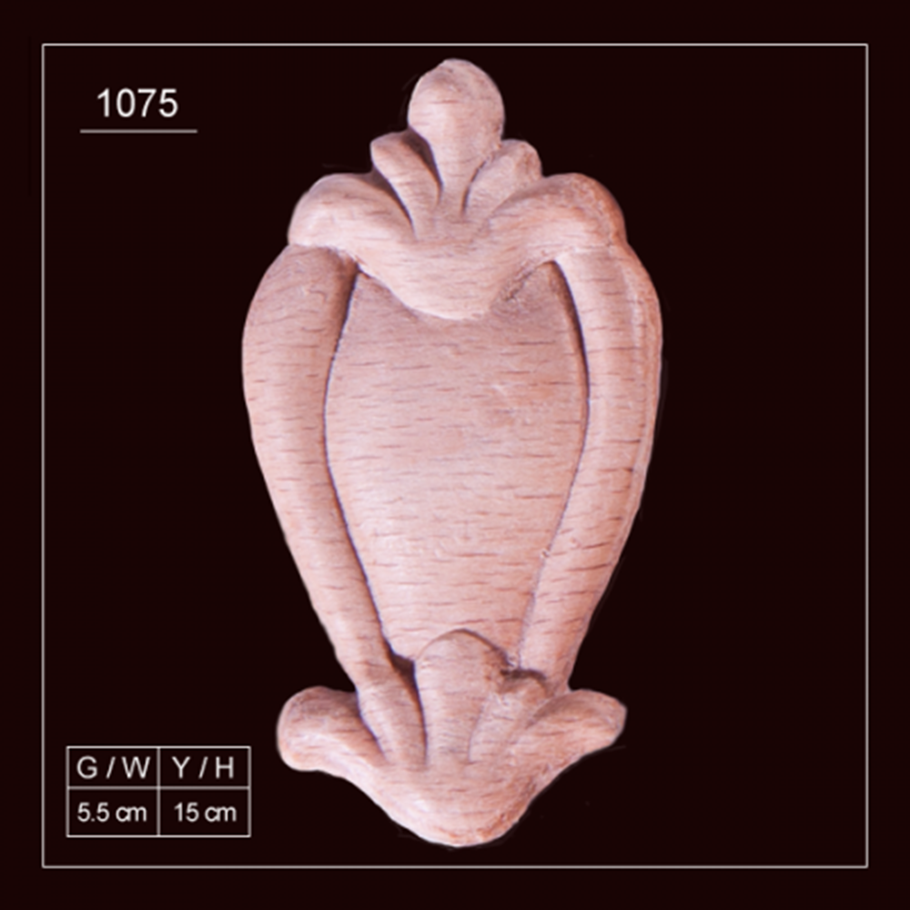 Ahşap Baskılı Aplik U1075 7x4cm