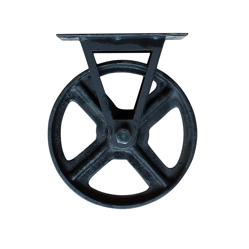 Metal Ayak Tekerlek Demir Döküm 30cm