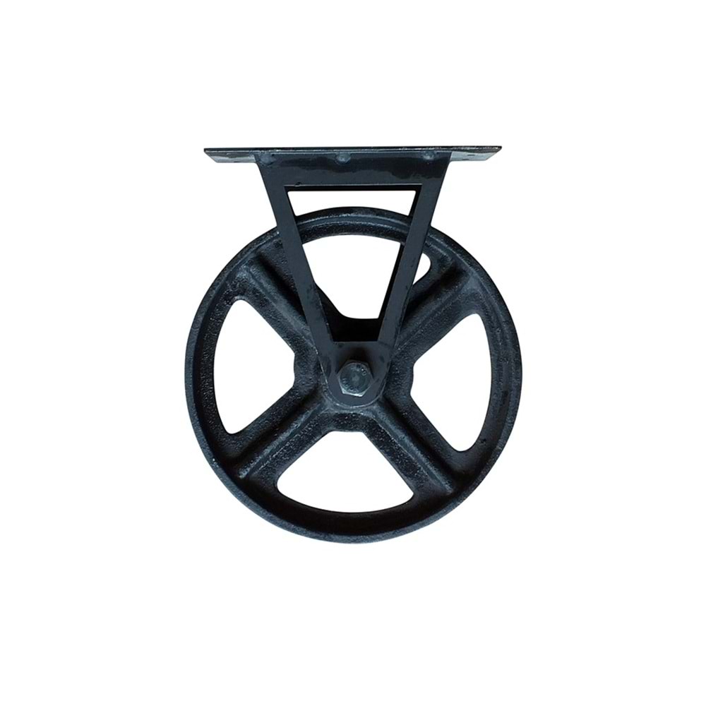 Metal Ayak Tekerlek Demir Döküm 23cm