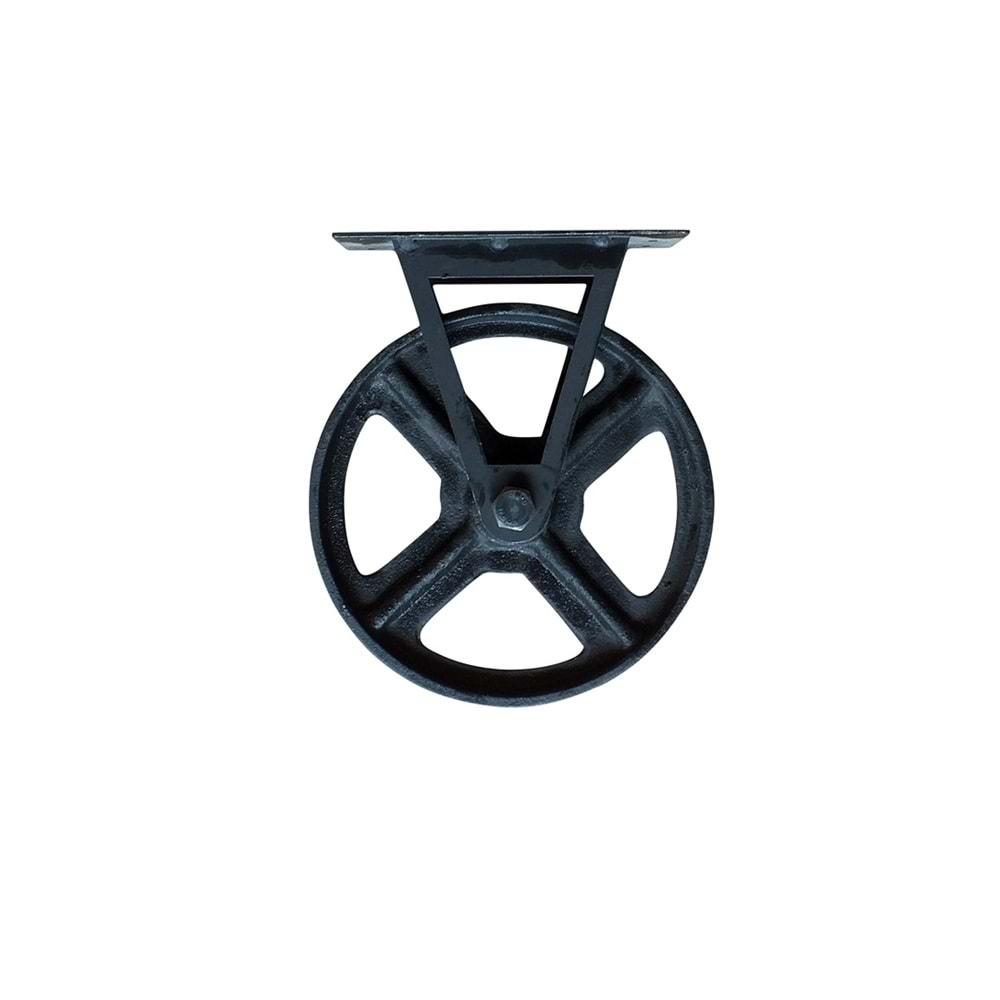 Metal Ayak Tekerlek Demir Döküm 17cm