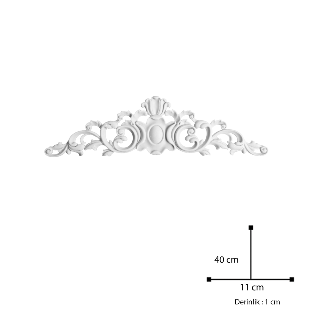 Polyester Döküm Aplik Ds199 40x11cm