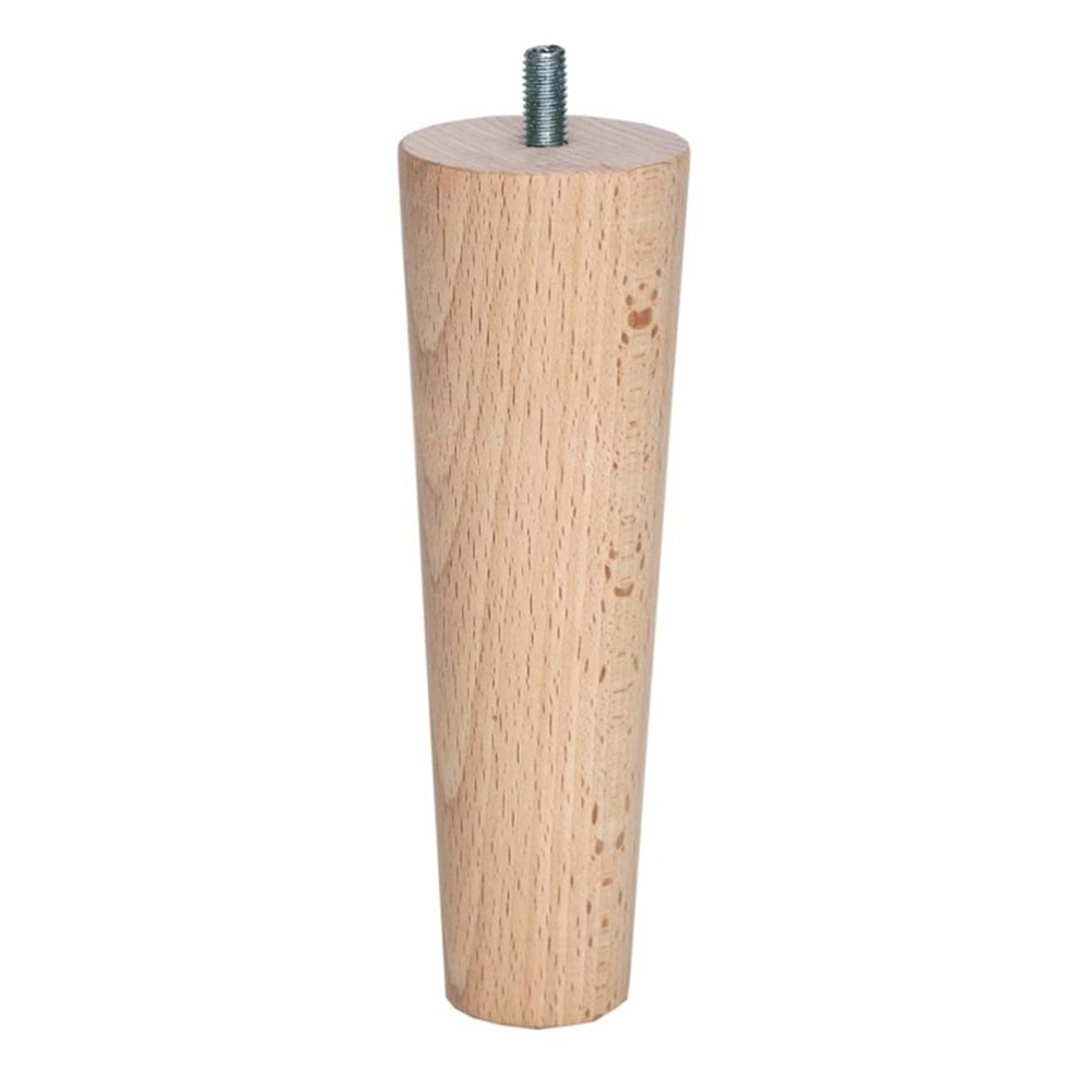 Ahşap Torna Konik Ayak Vidalı 6x6x20cm