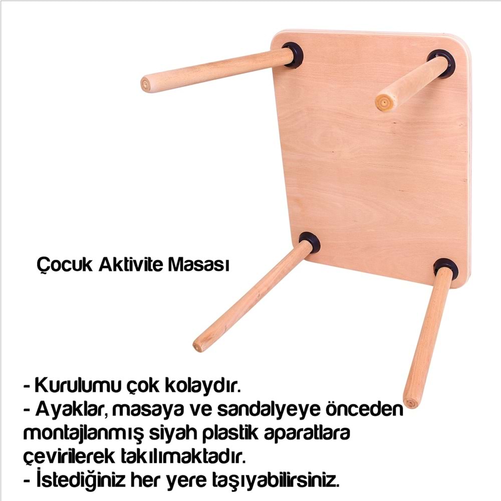 Çocuk Masası 60x47cm