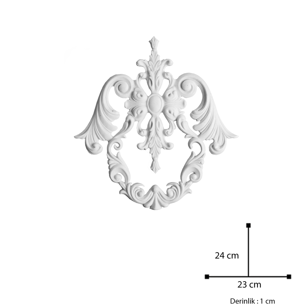 Polyester Döküm Aplik Pel6 24x23cm