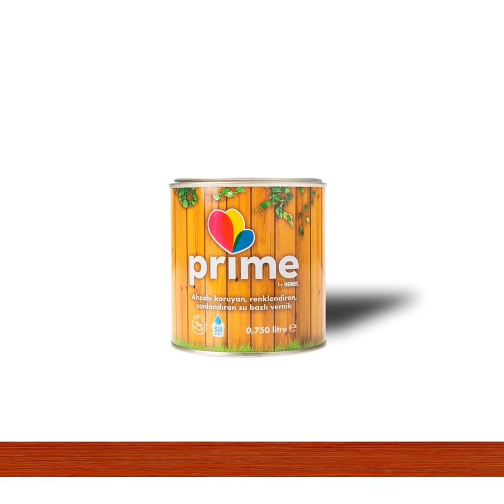 Hemel Prime Su Bazlı Ahşap Vernik - Fındık İç-Dış Mekan 0,750 L