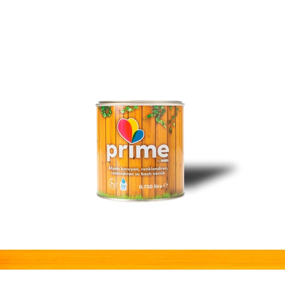 Hemel Prime Su Bazlı Ahşap Vernik - Naturel İç-Dış Mekan 0,750 L