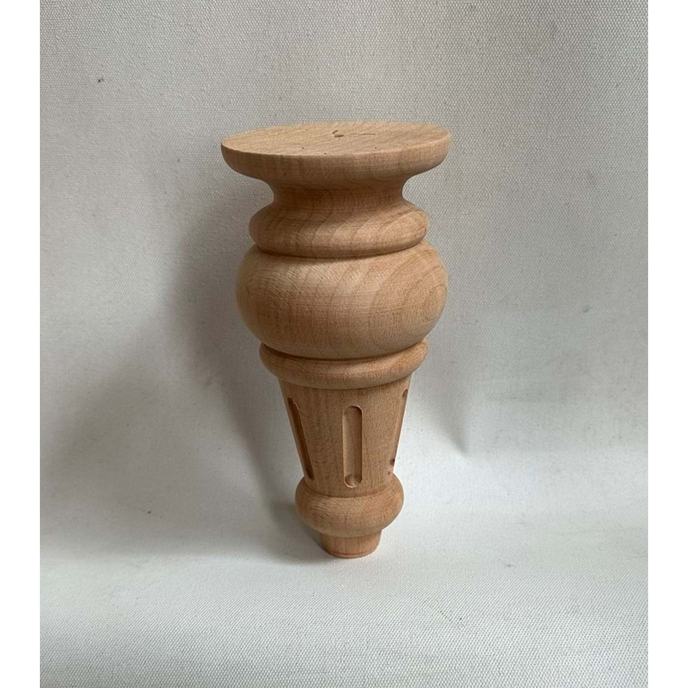 Ahşap Torna Fitilli Ayak No5 8x8x15cm