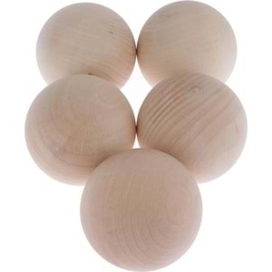 Ahşap Top Ahşap Küre 8cm Çapında | Şişe Kapağı