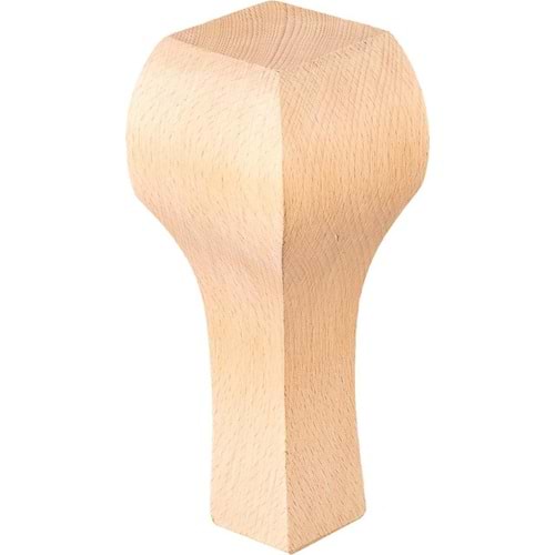 Ahşap Lükens Avangard Ayak 8x8x15cm| Komidin Ayağı | Koltuk Ayağı