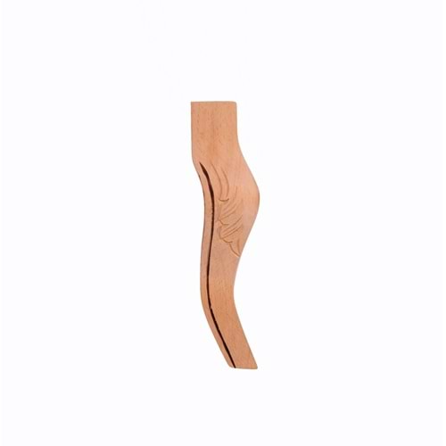 Ahşap Lükens Avangard Oymalı Ayak 8x8x35cm