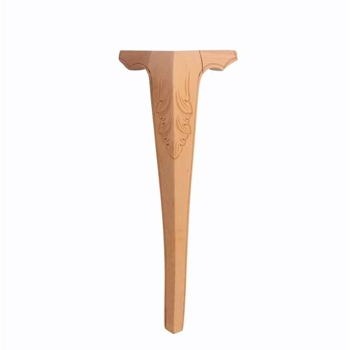 Ahşap Lükens Avangard Kulaklı Oymalı Ayak 10x10x65cm