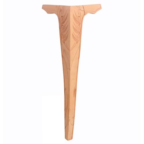 Ahşap Lükens Avangard Kulaklı Oymalı Ayak 10x10x75cm