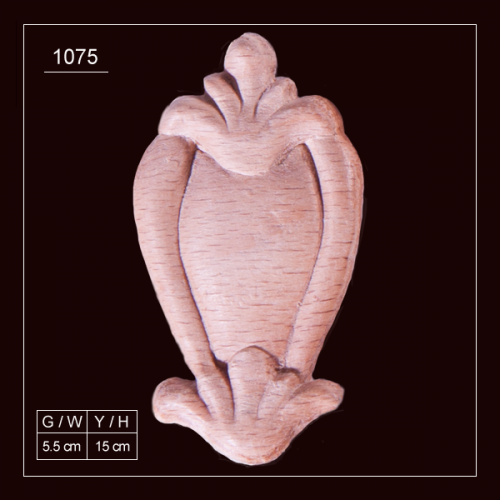 Ahşap Baskılı Aplik U1075 7x4cm