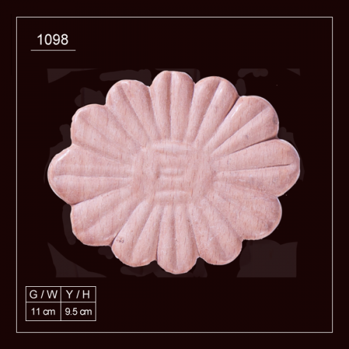 Ahşap Baskılı Aplik U1098 11x10cm
