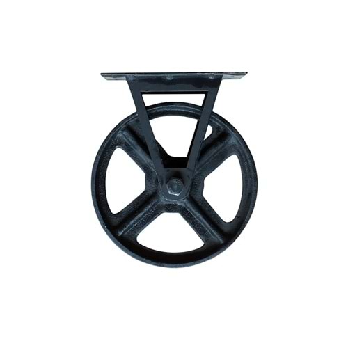Metal Ayak Tekerlek Demir Döküm 23cm