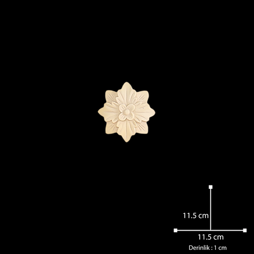 Polyester Döküm Aplik 3nolu 11x11cm