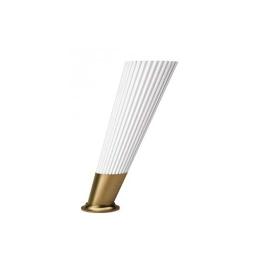 Plastik Ayak Suit Üst-Beyaz Alt-Altın Kaplama/Y549-2 230mm