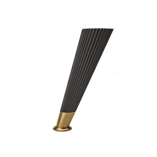 Plastik Ayak Suit Alt Siyah Alt-Altın Kaplama/Y549-1 230mm