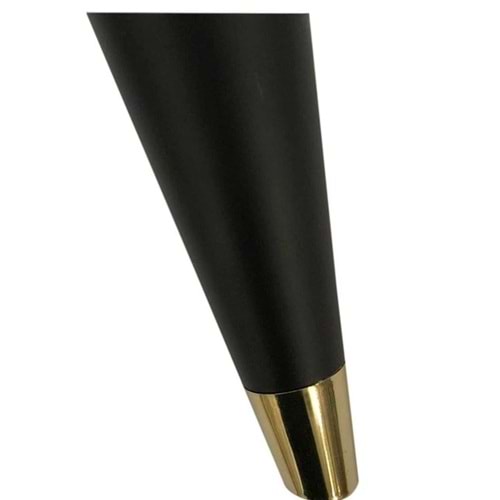 Plastik Ayak Lucas Açılı Y475-6 Üst Siyah-Alt 180mm