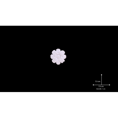 Polyester Döküm Aplik Ds208 8x8cm