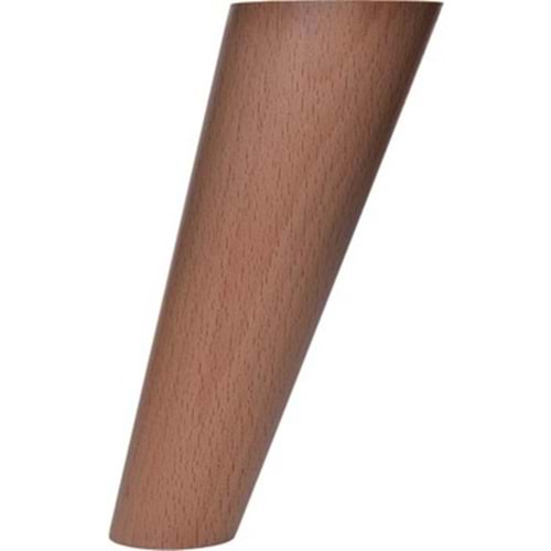 Ahşap Torna Konik Ayak 8x8x18cm| Komidin Ayağı | Koltuk Ayağı
