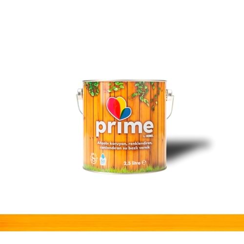 Hemel Prime Su Bazlı Ahşap Vernik - Naturel İç-Dış Mekan 2,5 L