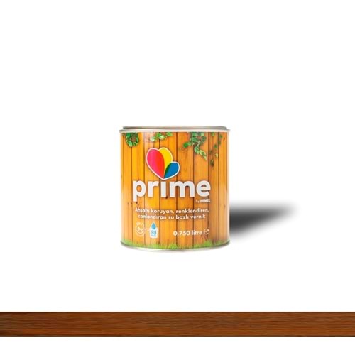 Hemel Prime Su Bazlı Ahşap Vernik - Ceviz İç-Dış Mekan 0,750 L
