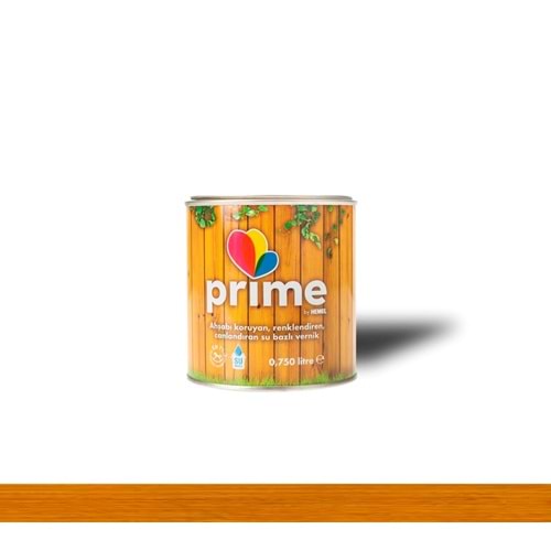 Hemel Prime Su Bazlı Ahşap Vernik - Bal İç-Dış Mekan 0,750 L