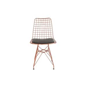 Metal Sandalye Tel Remıx Antik