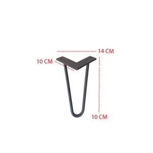 Metal Ayak Sehpa Firkete Bükümlü 10cm